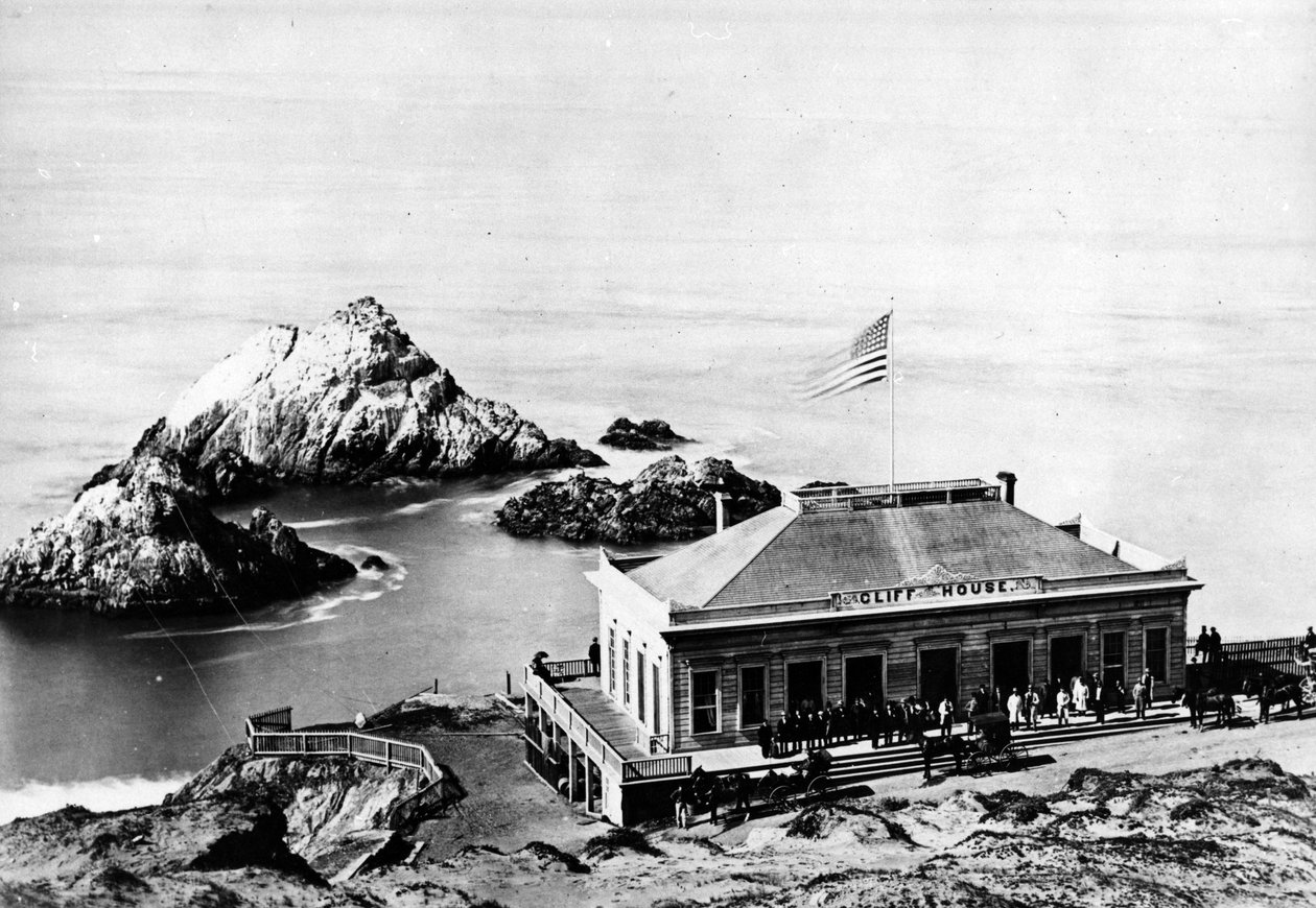 The Cliff House, San Francisco, ca 1863-8 av American Photographer