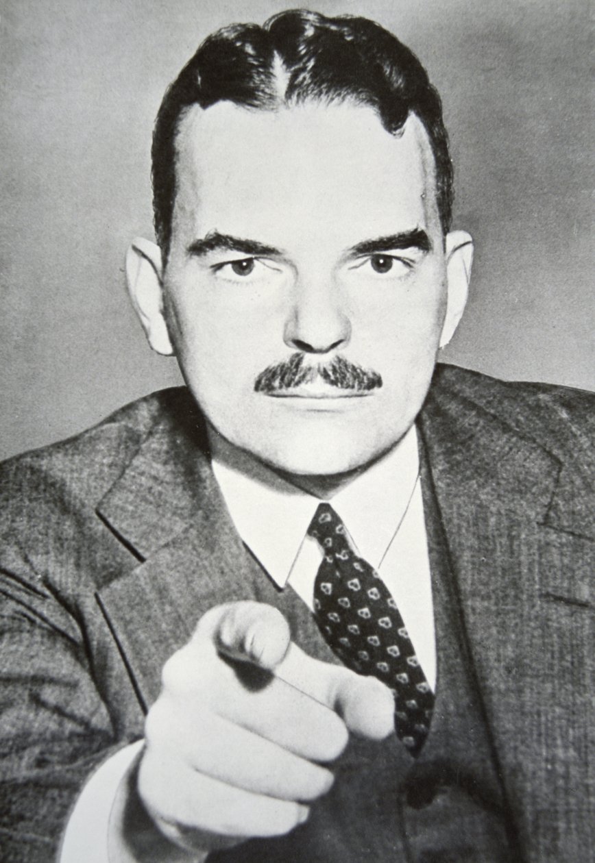 Thomas E. Dewey (1909-71) (s/v foto) av American Photographer