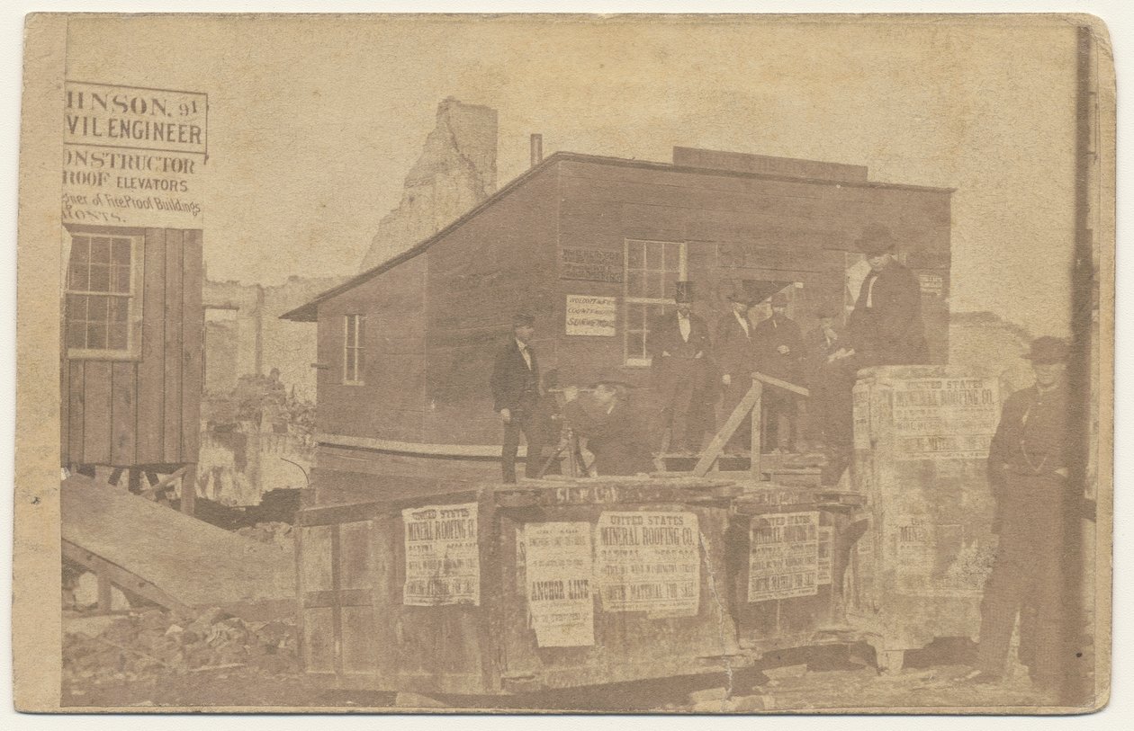W. D. Kerfoot Block, 1871 av American Photographer