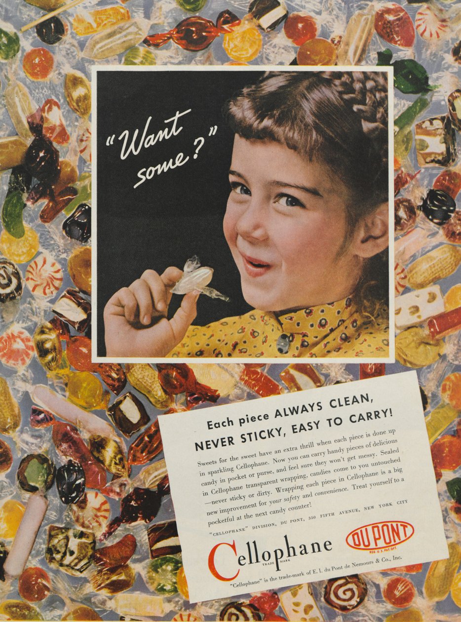 Annons för DuPont Cellophane, 1937 av American School