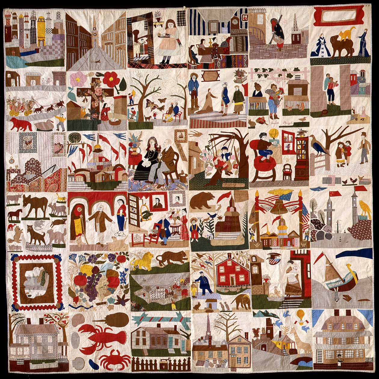 Burdicks-Child Quilt av American School