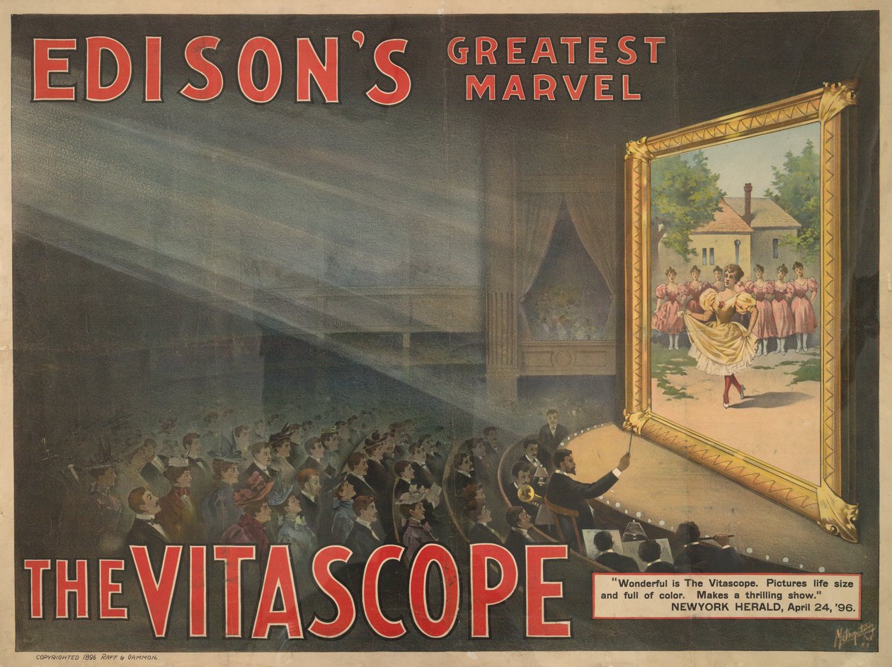 Edisons största under - The Vitascope, 1896 av American School