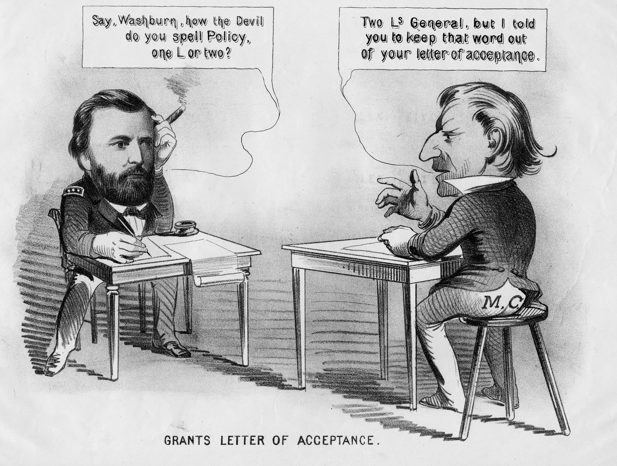 Bevilger antagningsbrev, c.1868 av American School