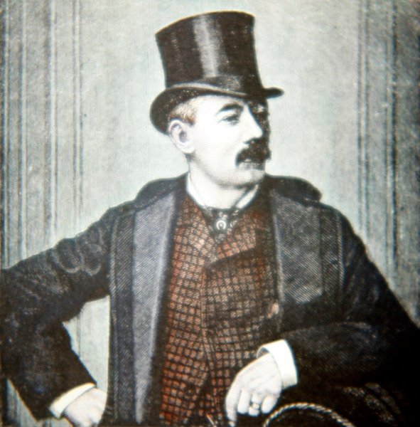 Richard K. Fox (lito i färg) av American School