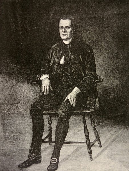 Roger Sherman (litho) av American School