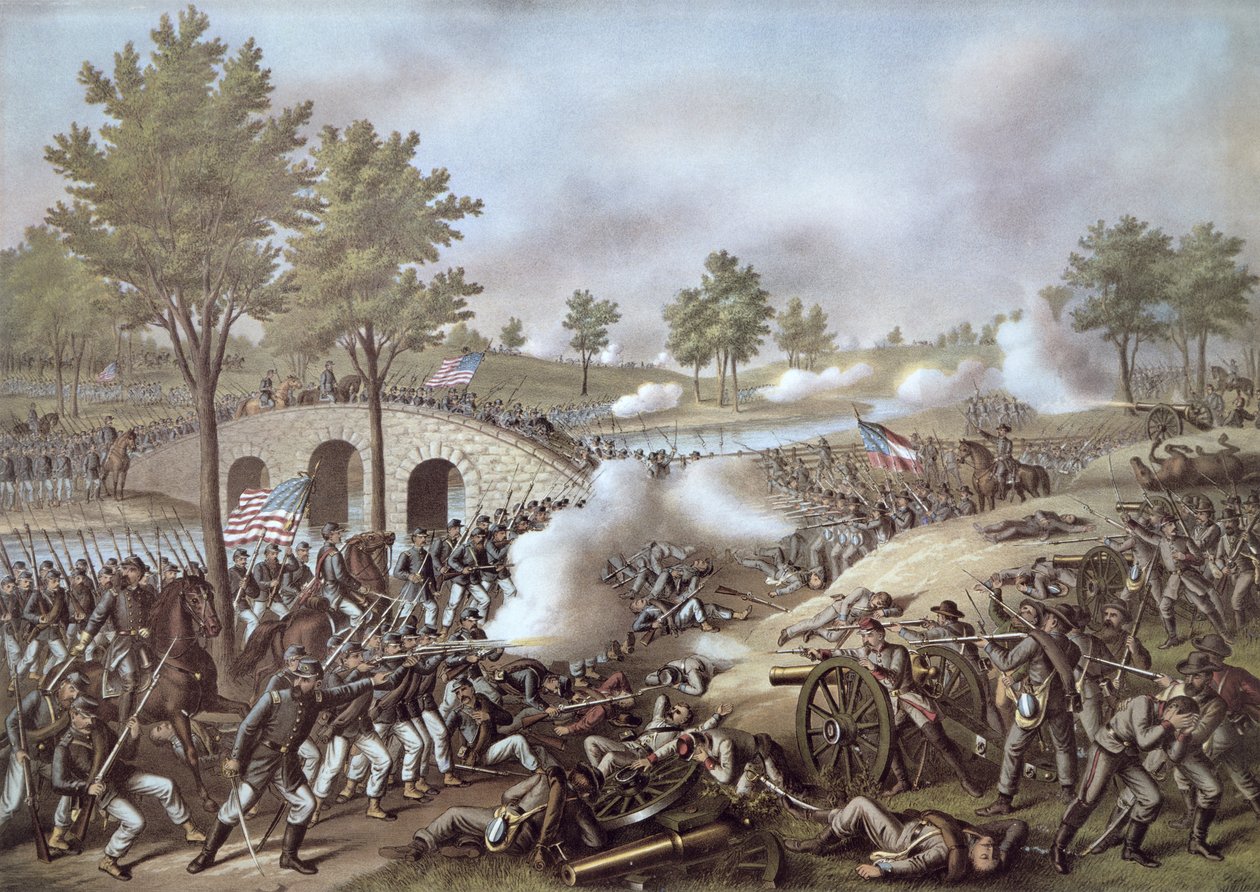 Slaget vid Antietam av American School
