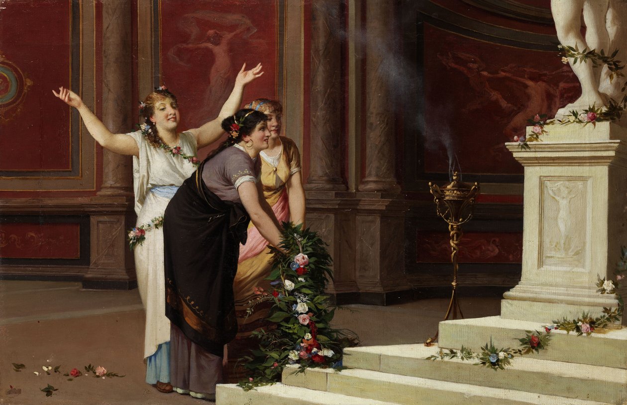 Das Venusopfer av Amos Cassioli