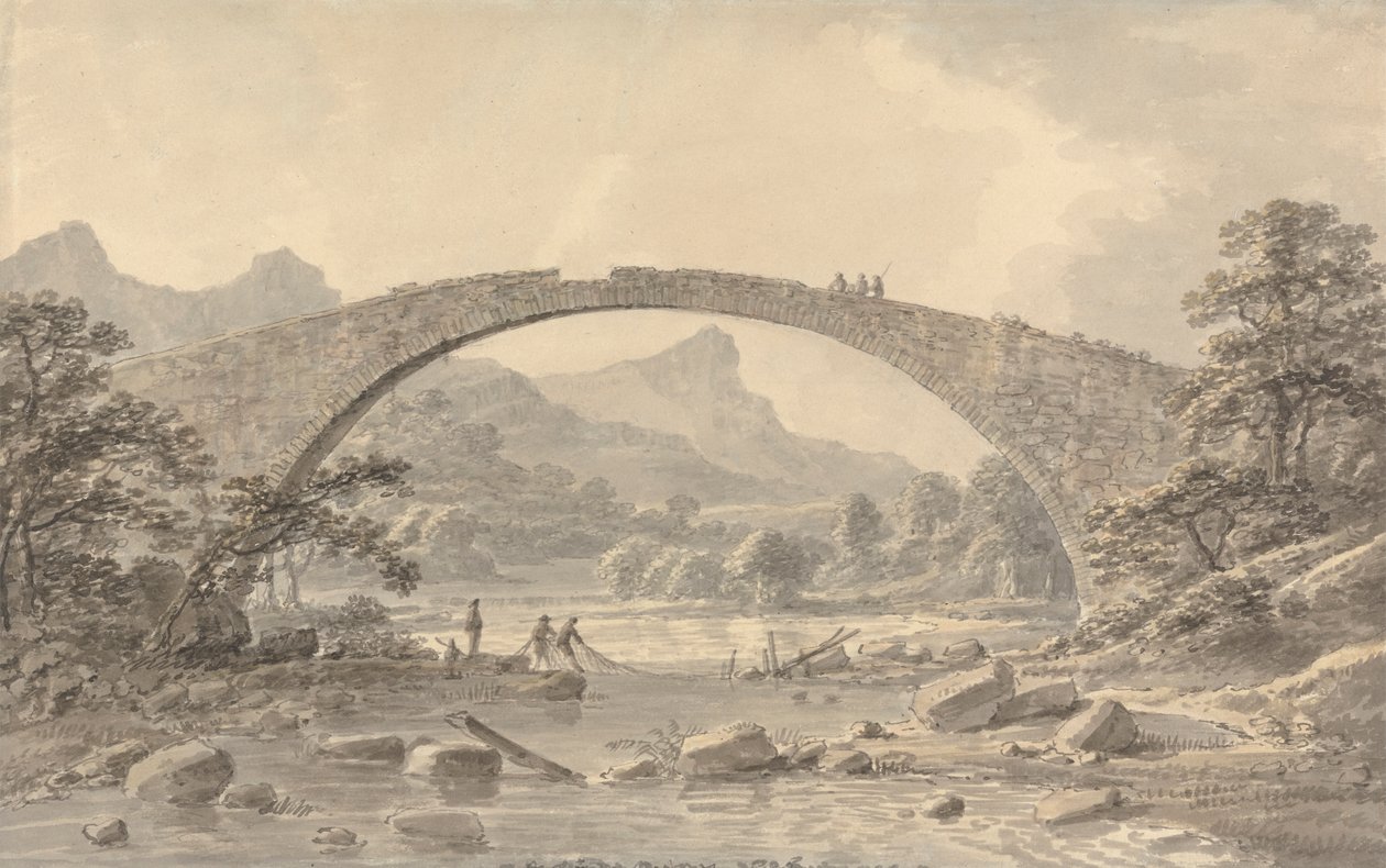 Pont Newydd nära Dolgelly av Amos Green