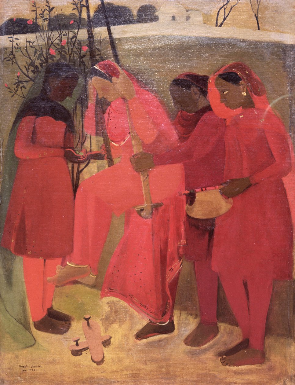 The Swing, 1940 av Amrita Sher Gill