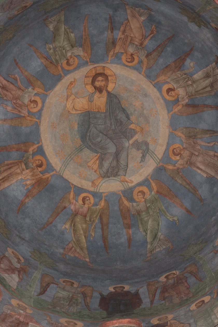 Kristi himmelsfärd, 1100-talet av Ancient Russian frescos