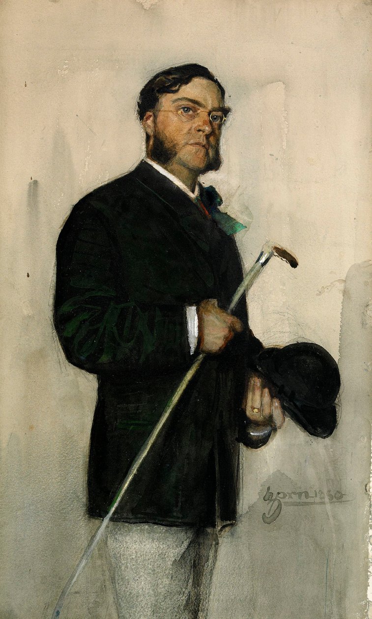 Banker Ludvig Arosenius av Anders Leonard Zorn