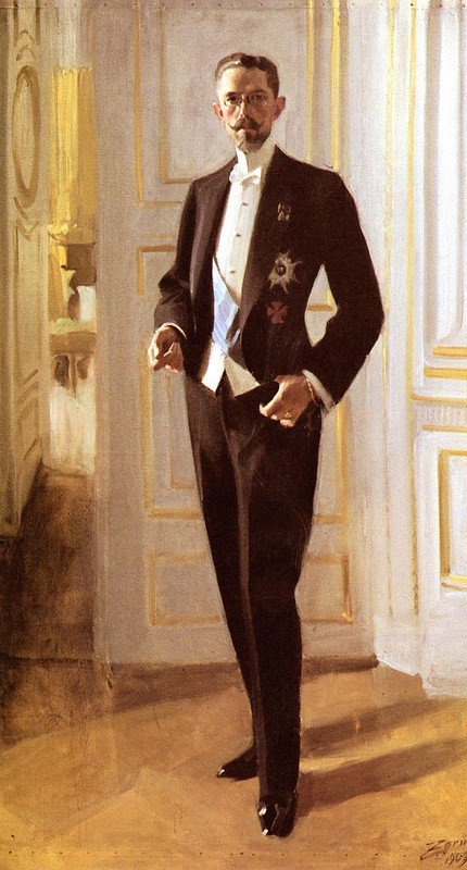 Gustav V av Anders Leonard Zorn