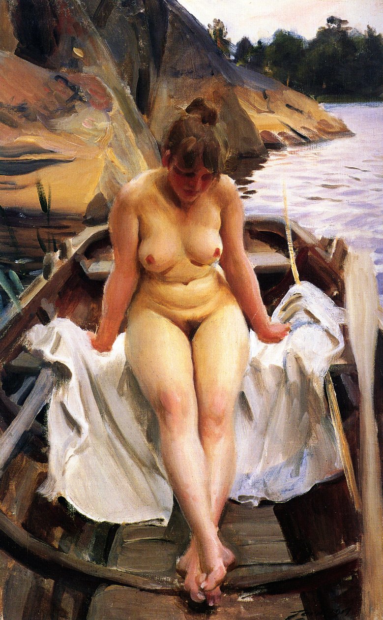 In Werners Rowing Boat av Anders Leonard Zorn