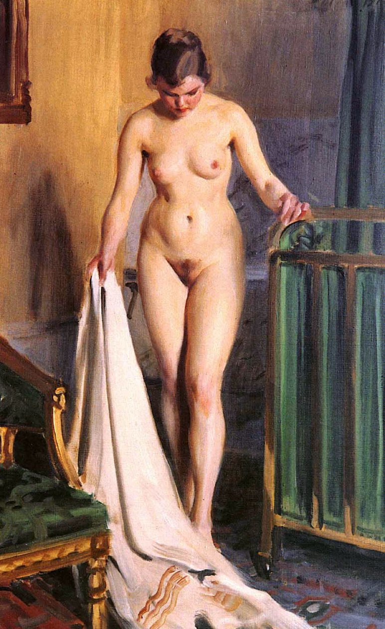 In the Bedroom av Anders Leonard Zorn