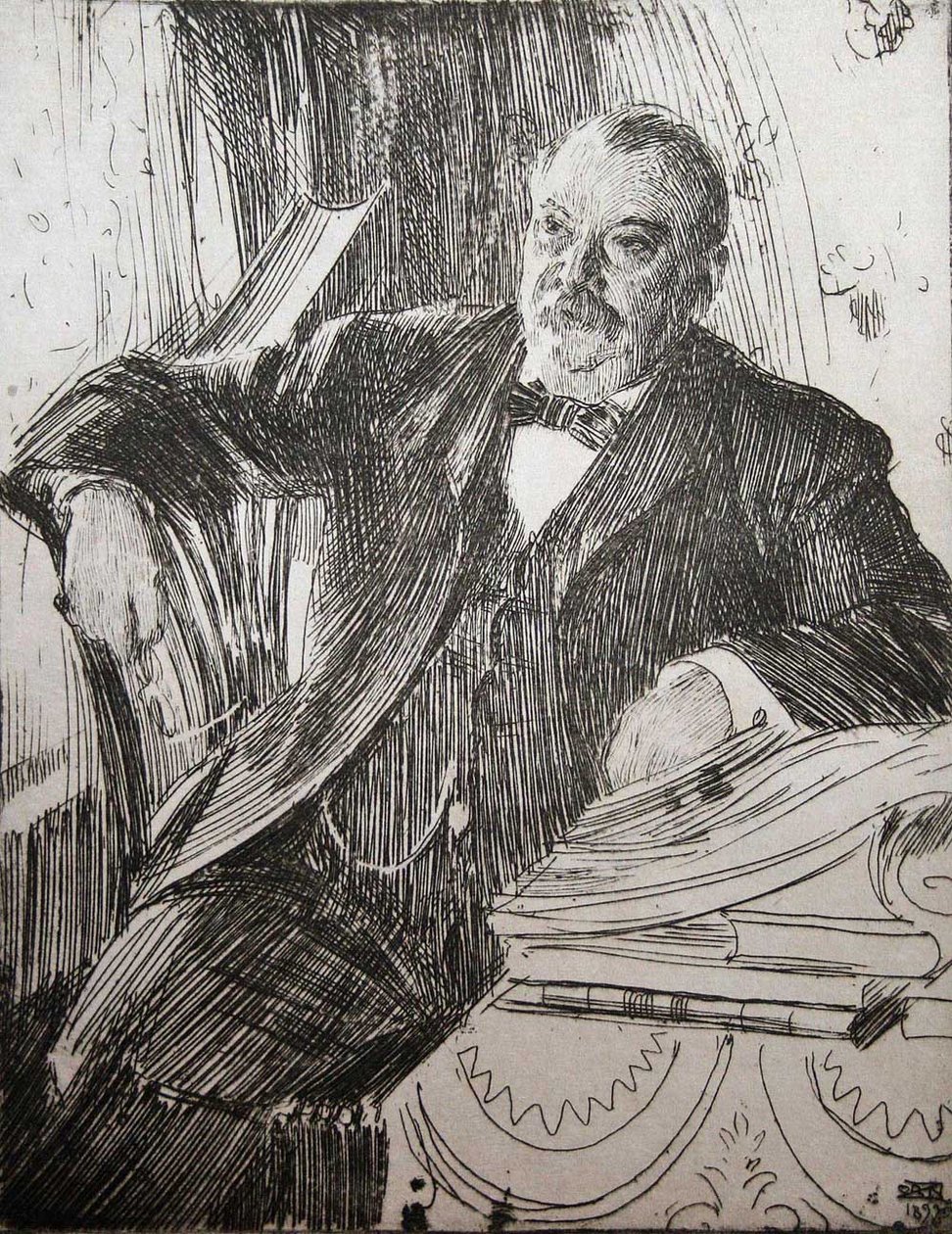 President Grover Cleveland  av Anders Leonard Zorn