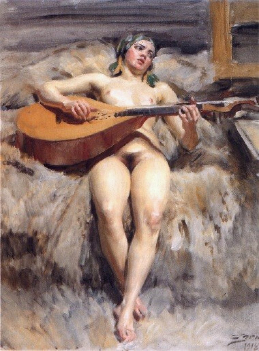 Studio Idyll av Anders Leonard Zorn