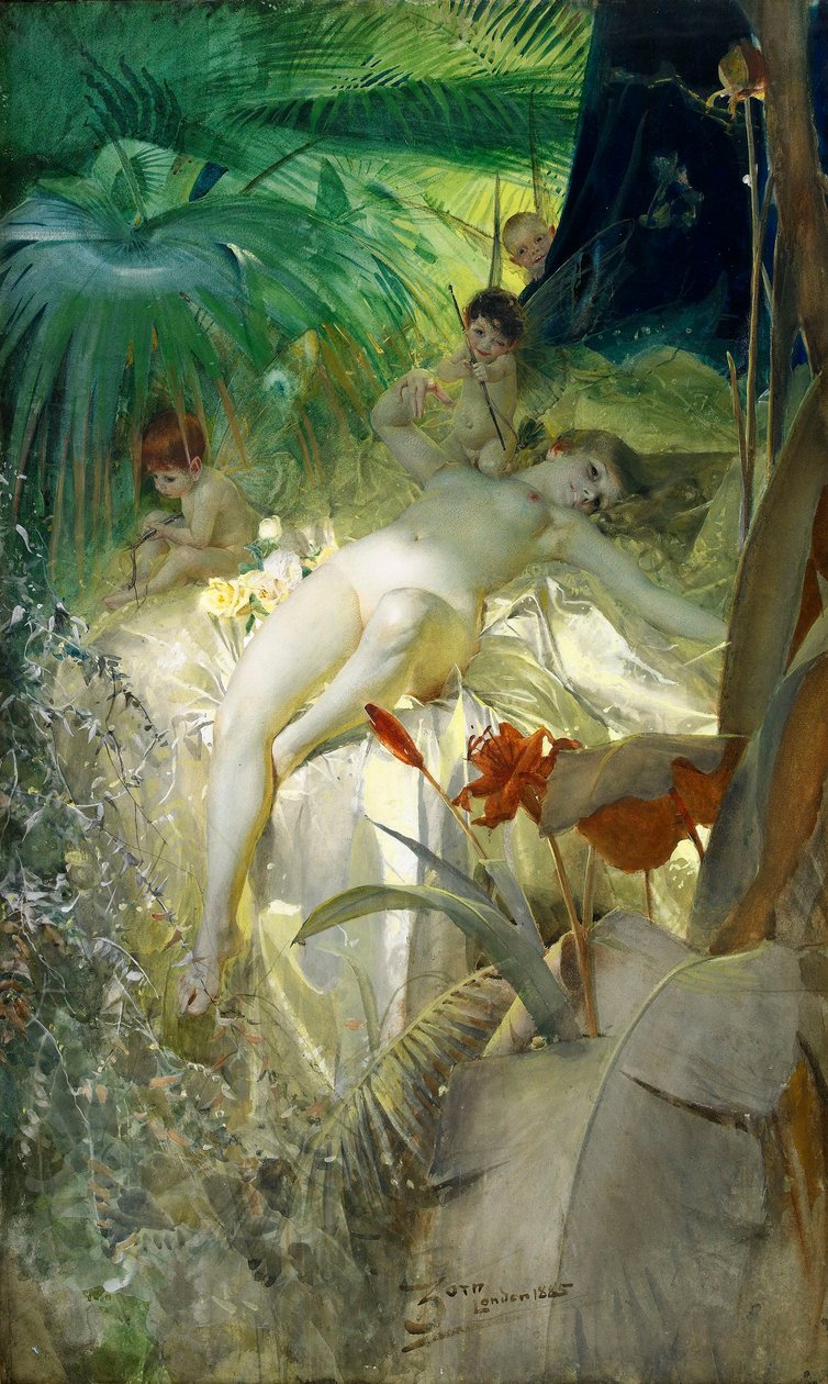 The Love Nymph av Anders Leonard Zorn