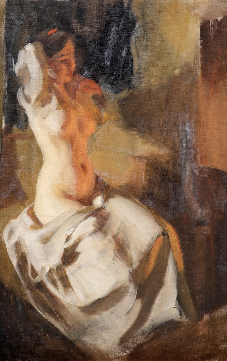 Nude in Fire Light   av Anders Leonard Zorn