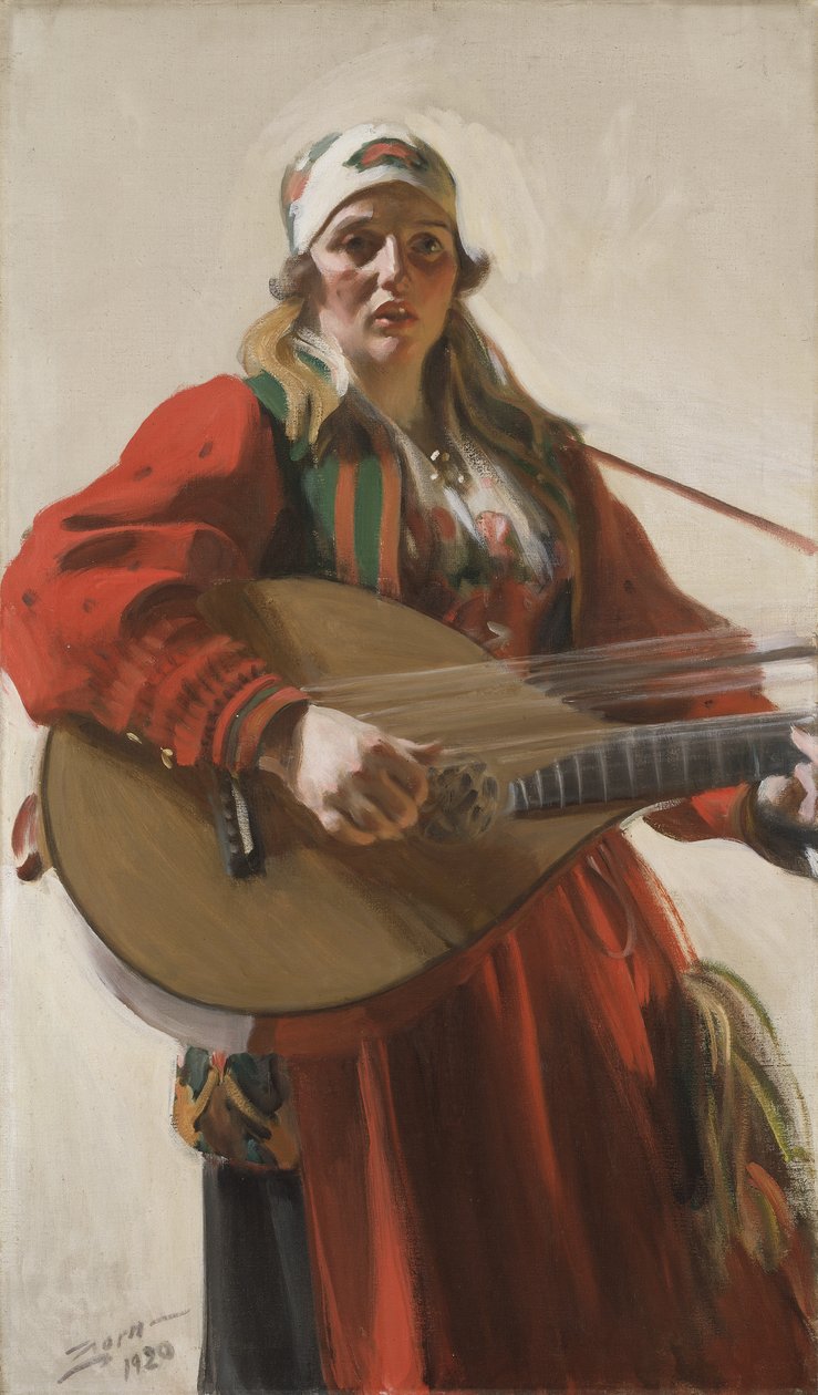 Hemmastämmor, 1920 av Anders Leonard Zorn