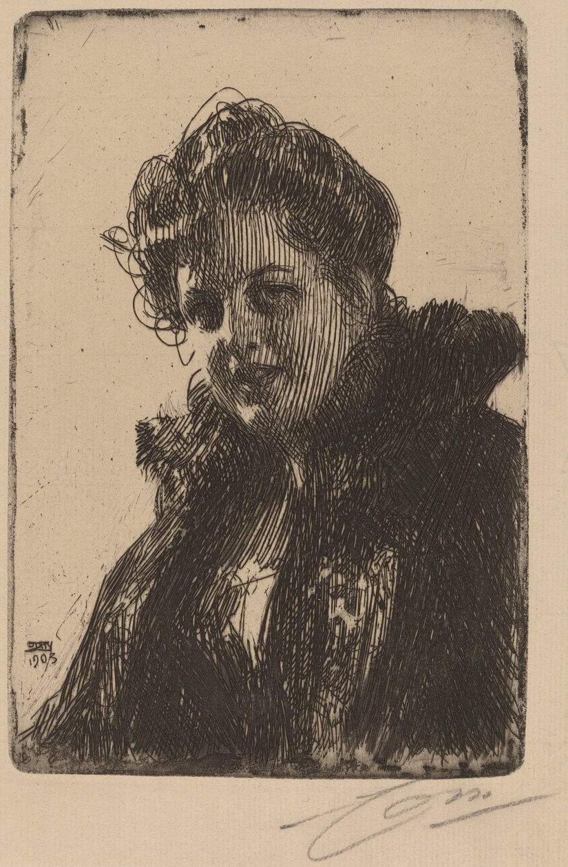 Mrs. Granberg, 1903. av Anders Leonard Zorn