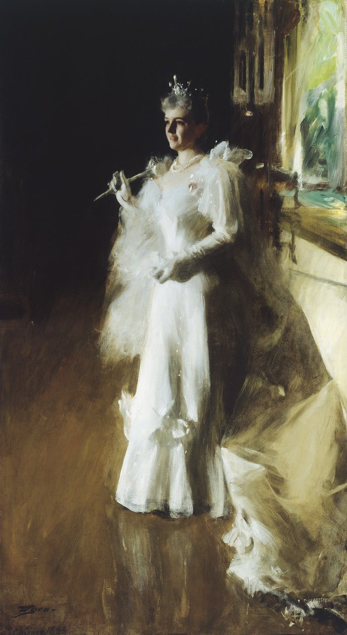 Mrs. Potter Palmer, 1893 av Anders Leonard Zorn
