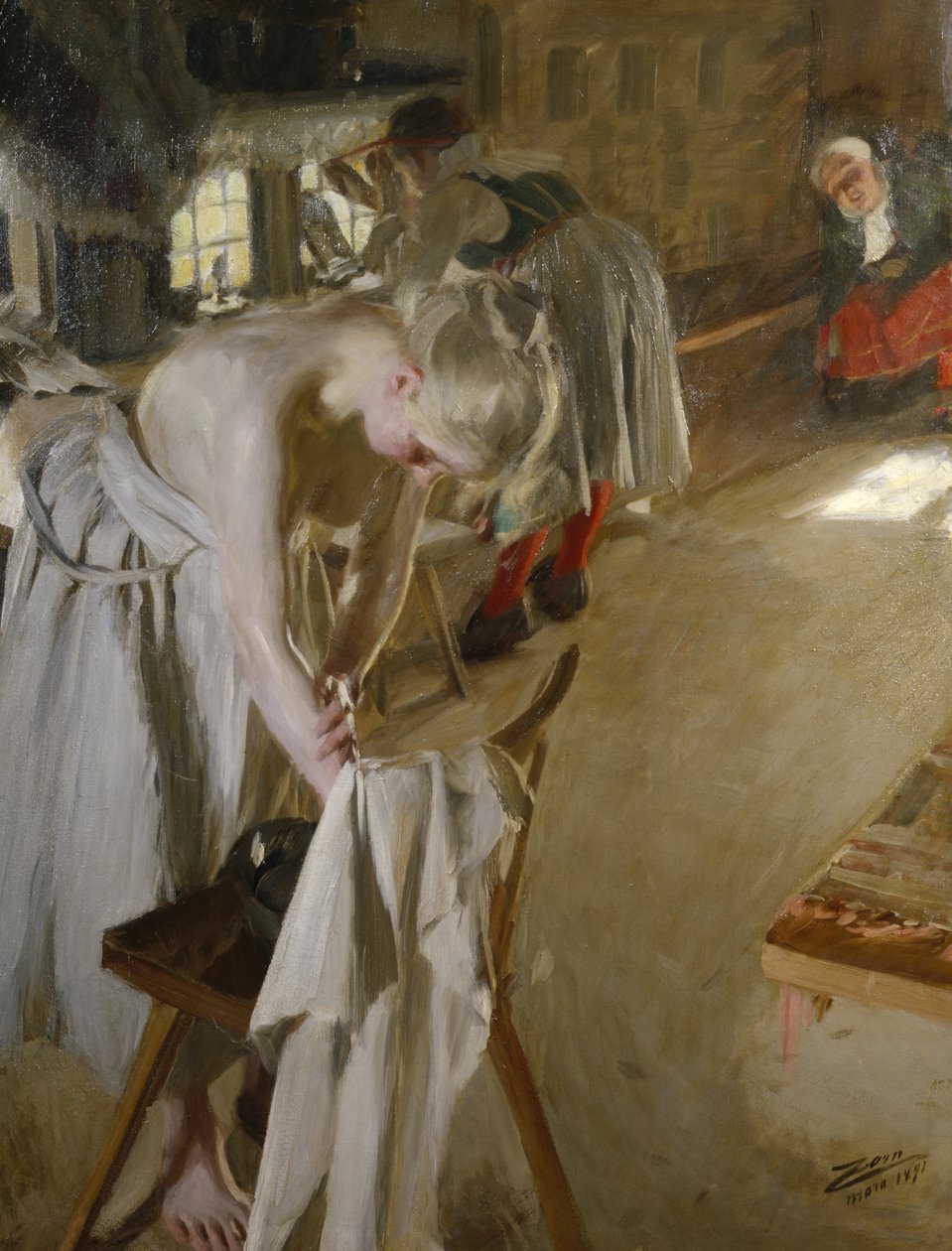 Söndag morgon av Anders Leonard Zorn