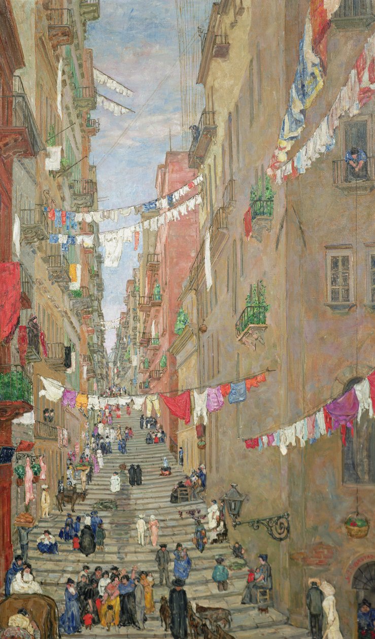 Pallonetto di Santa Lucia, Neapel av Anders Svarstad