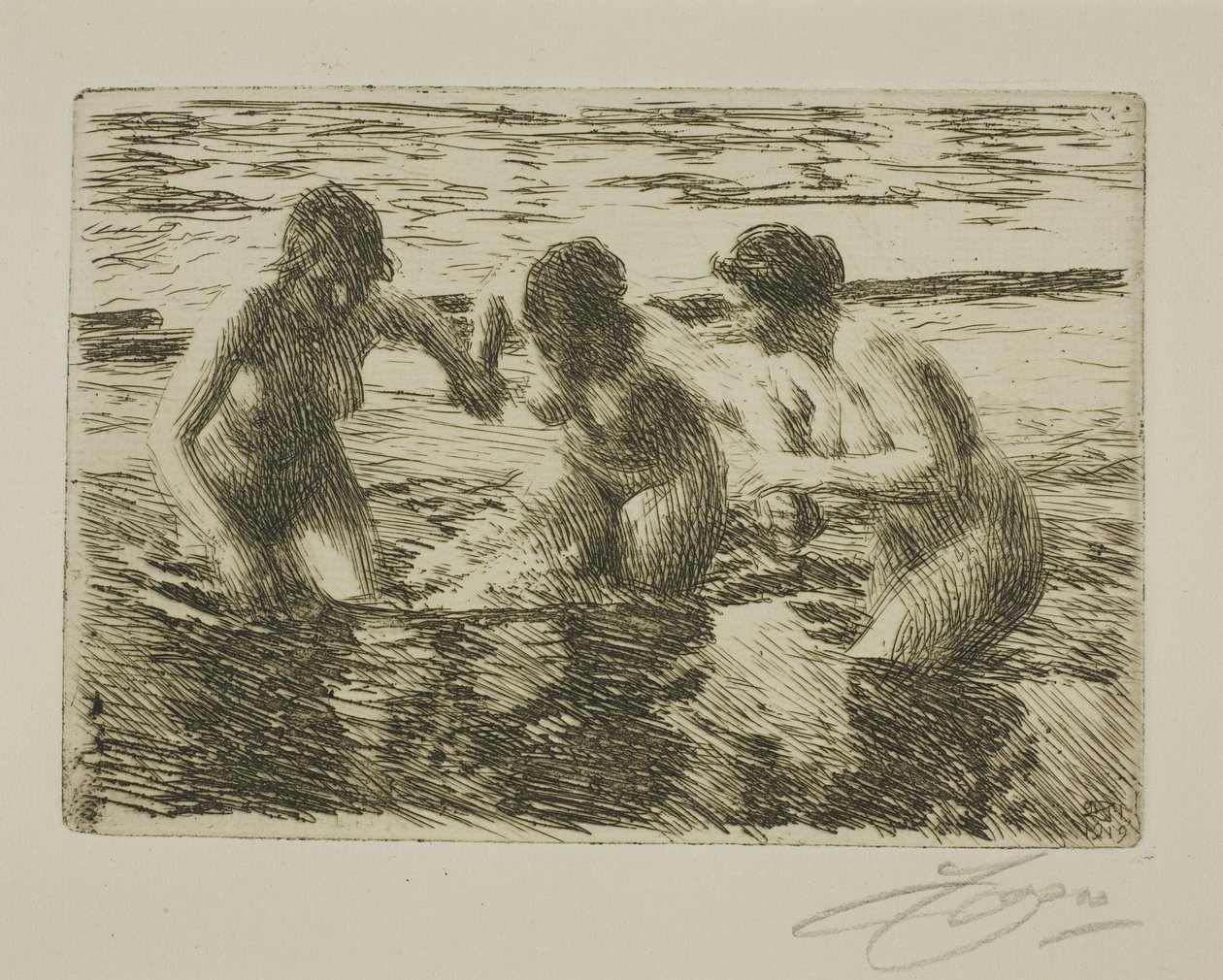 Mot strömmen av Anders Leonard Zorn