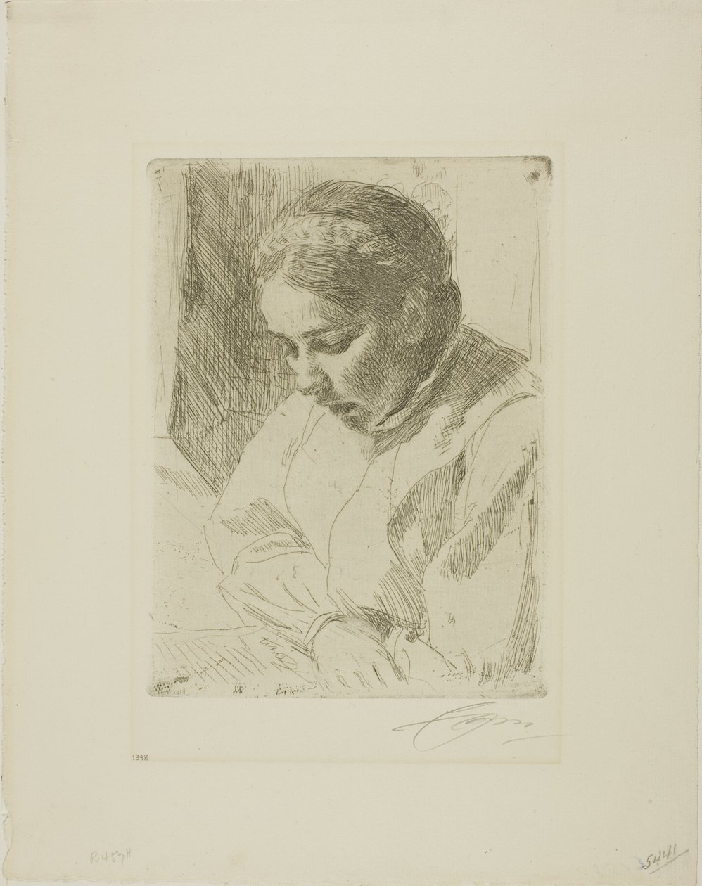 Vid bön av Anders Leonard Zorn