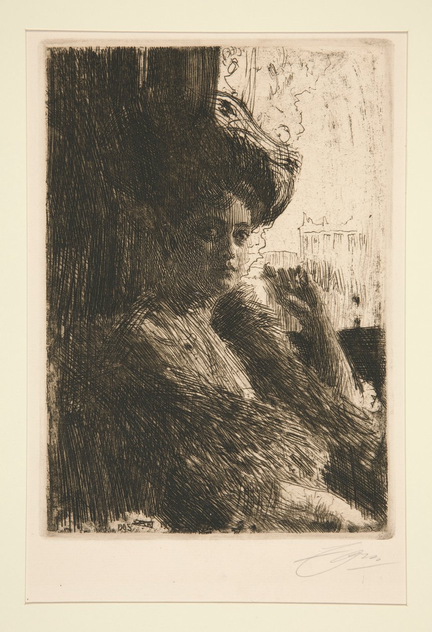 Betty Nansen av Anders Leonard Zorn