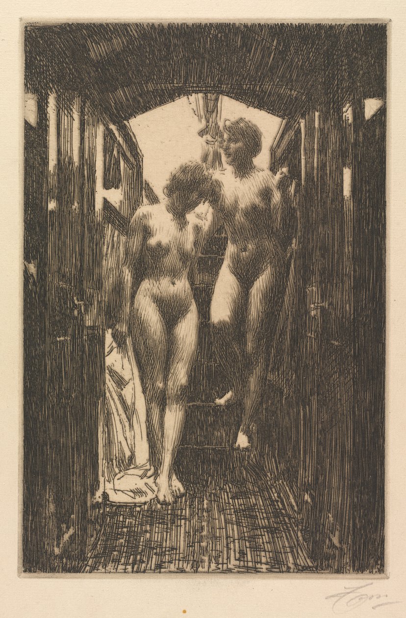 Stuga av Anders Leonard Zorn