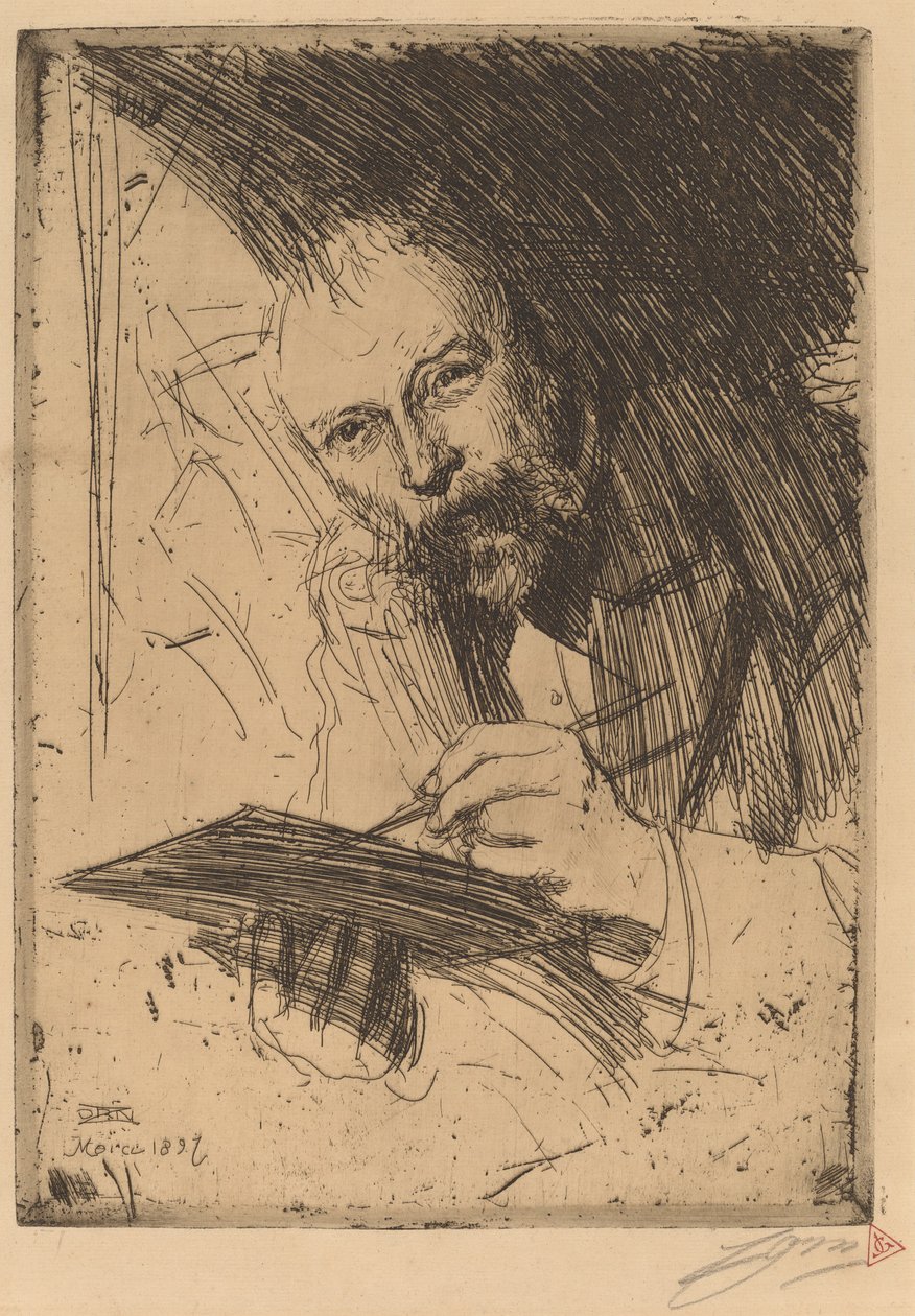 Carl Larsson av Anders Leonard Zorn