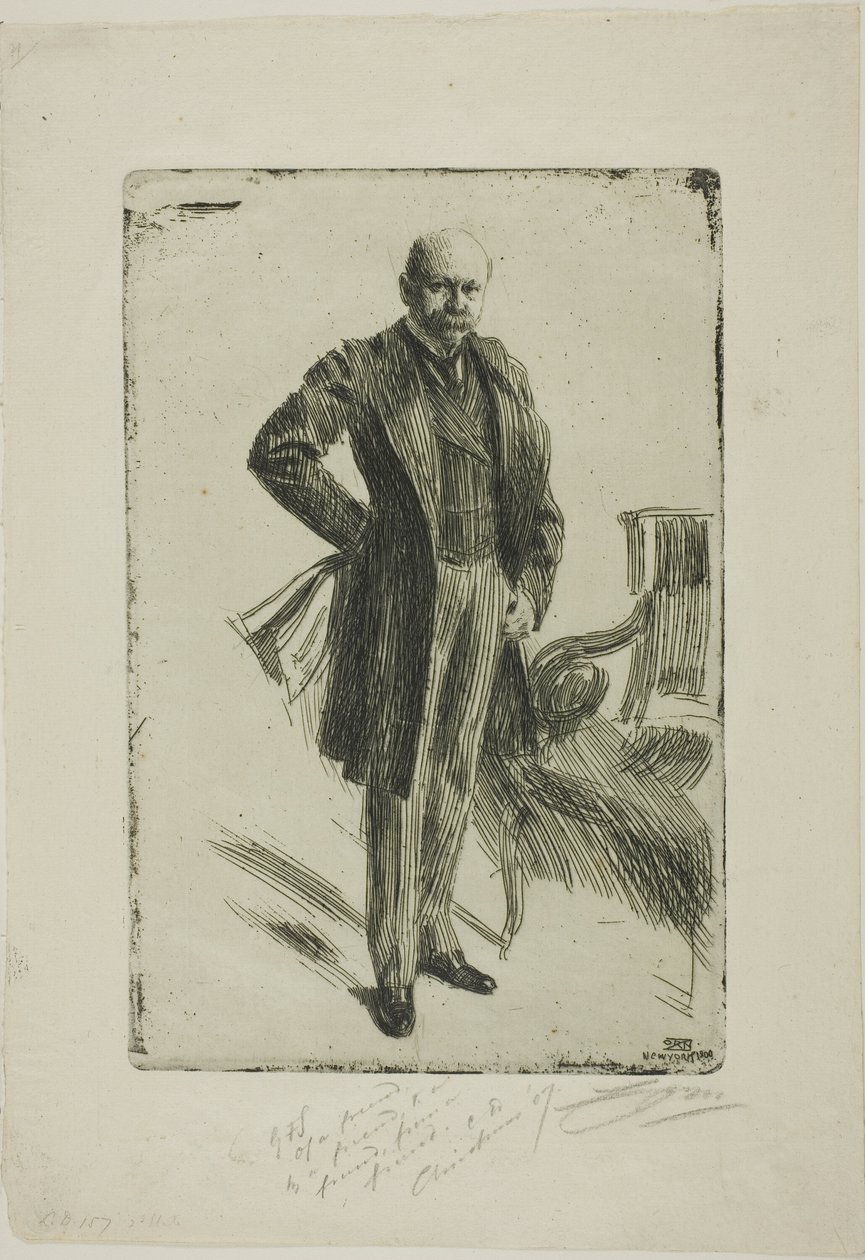 Överste Lamont I (hel längd) av Anders Leonard Zorn