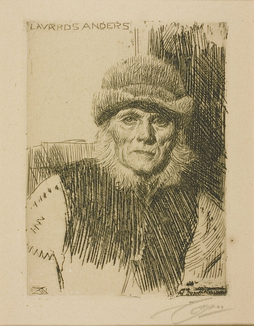Dalebonde (Lavards Anders) av Anders Leonard Zorn