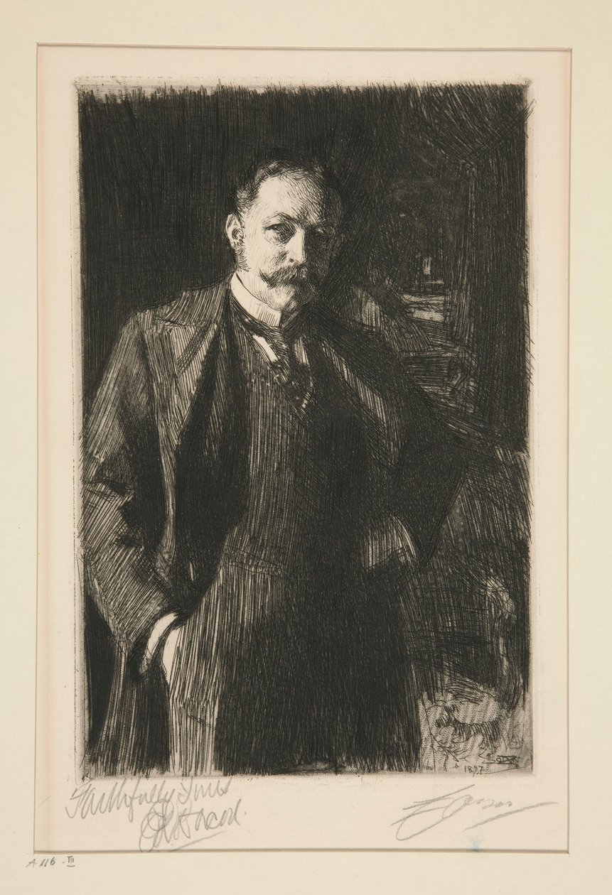 E.R. Bacon av Anders Leonard Zorn