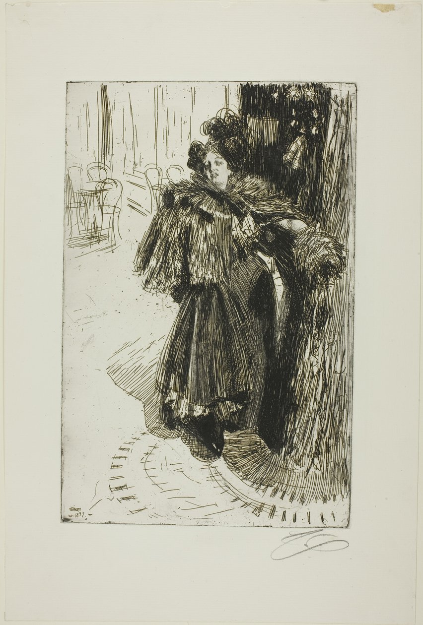 Effet de Nuit III av Anders Leonard Zorn