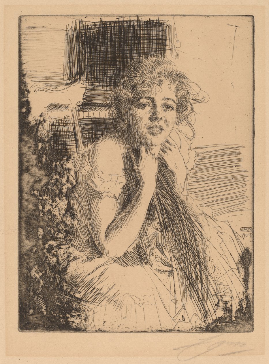 Emma Rasmussen av Anders Leonard Zorn