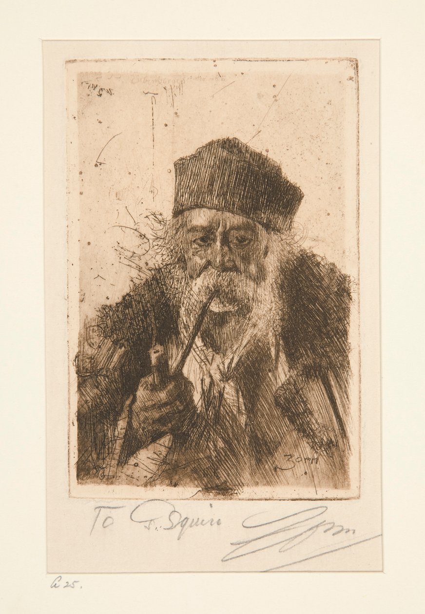 Bödel från Siebenburger (ungersk zigenare) av Anders Leonard Zorn