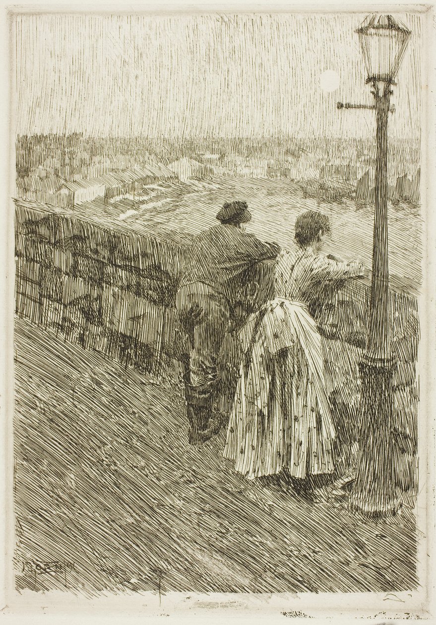 Fiskare i Saint Ives av Anders Leonard Zorn