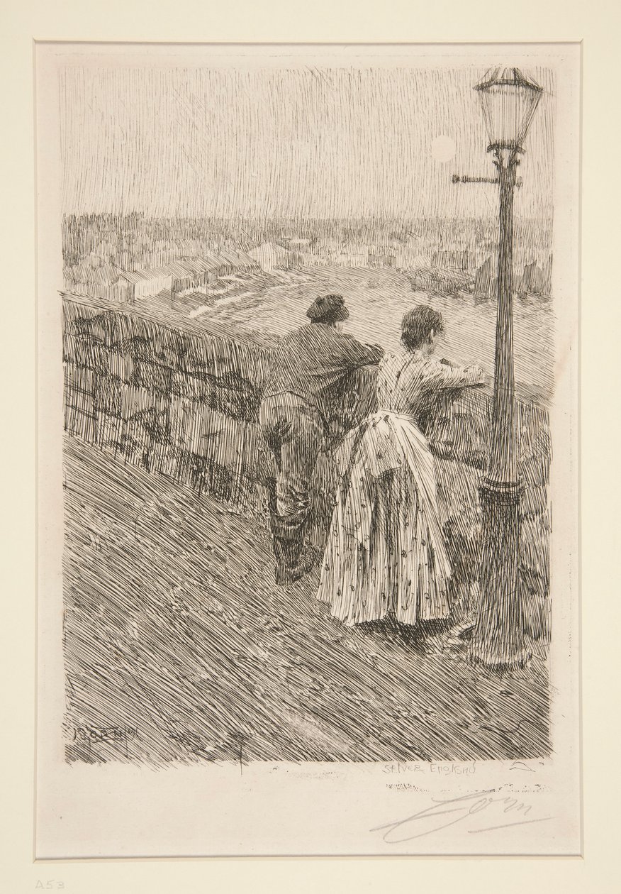 Fiskare vid St. Ives av Anders Leonard Zorn