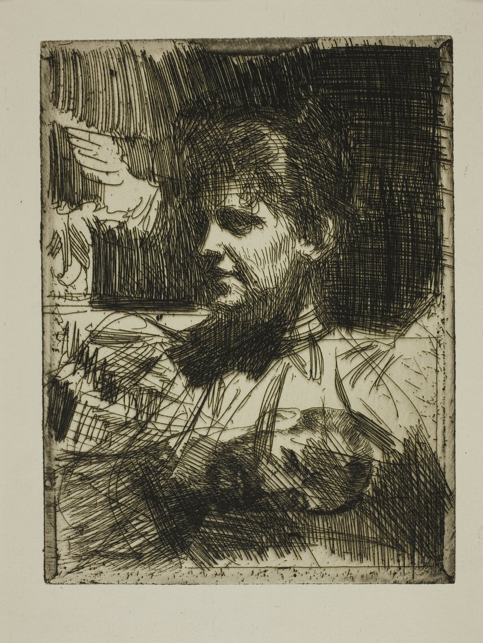 Gerda Hagborg I ("To Please") av Anders Leonard Zorn