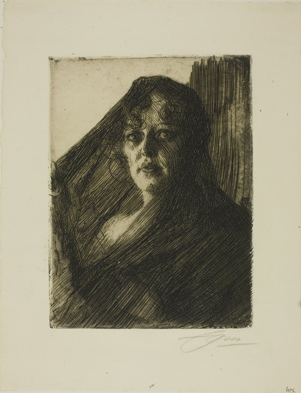 Gerda Lundequist av Anders Leonard Zorn