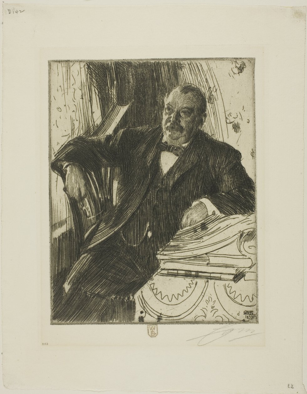 Grover Cleveland II av Anders Leonard Zorn