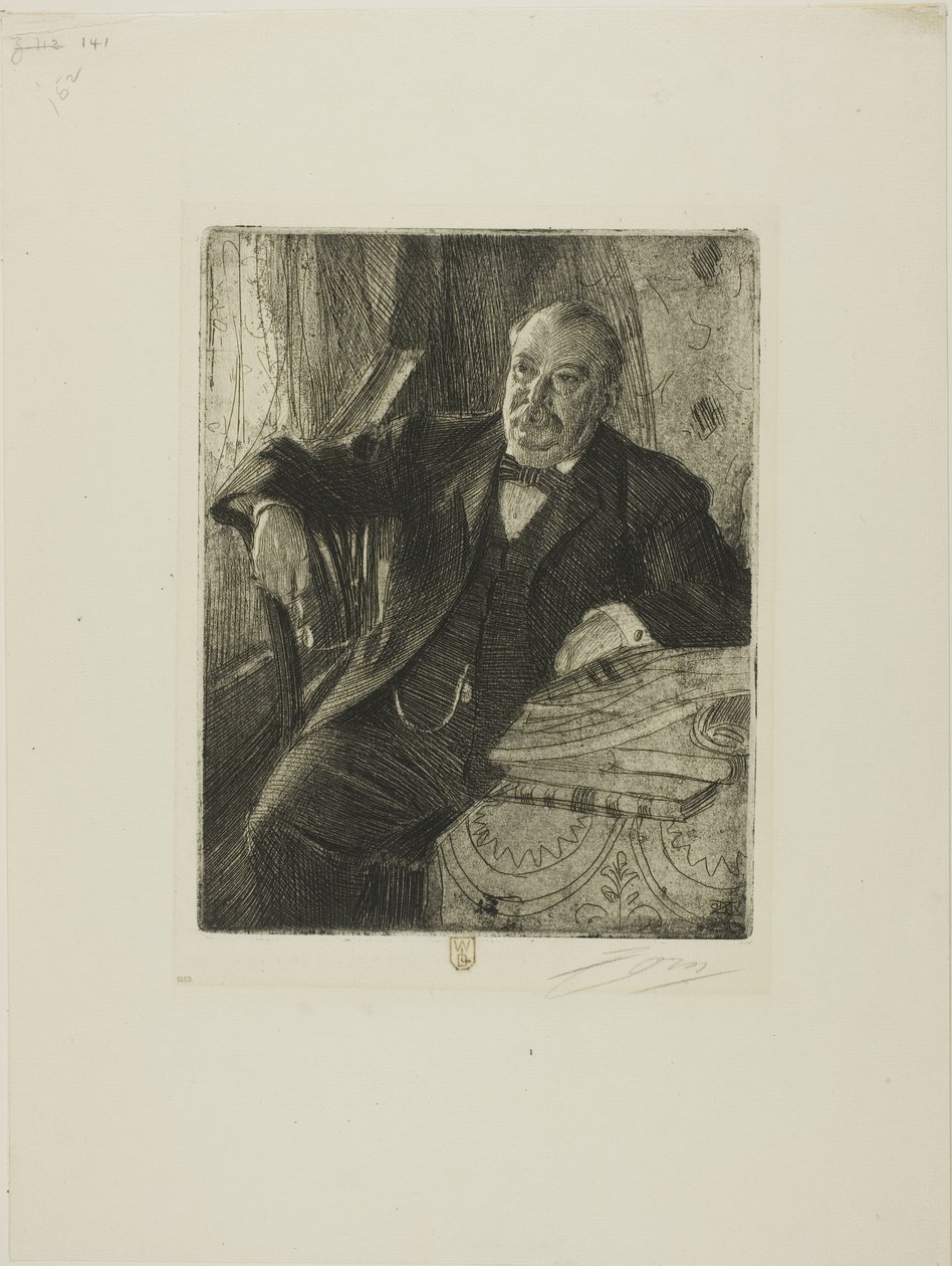 Grover Cleveland I av Anders Leonard Zorn