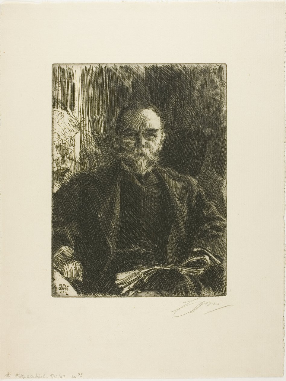 John Hay av Anders Leonard Zorn