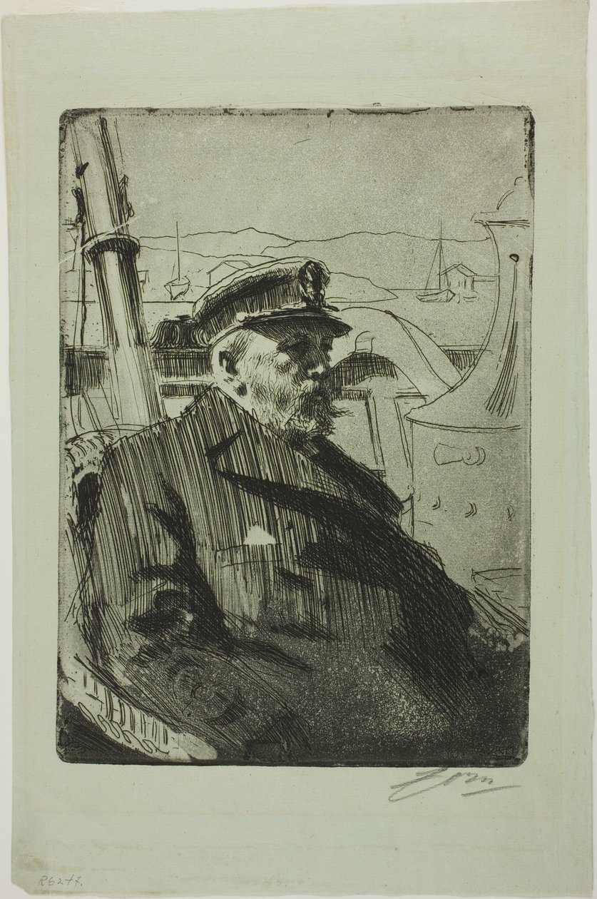 King Oscar II (andra plattan) av Anders Leonard Zorn