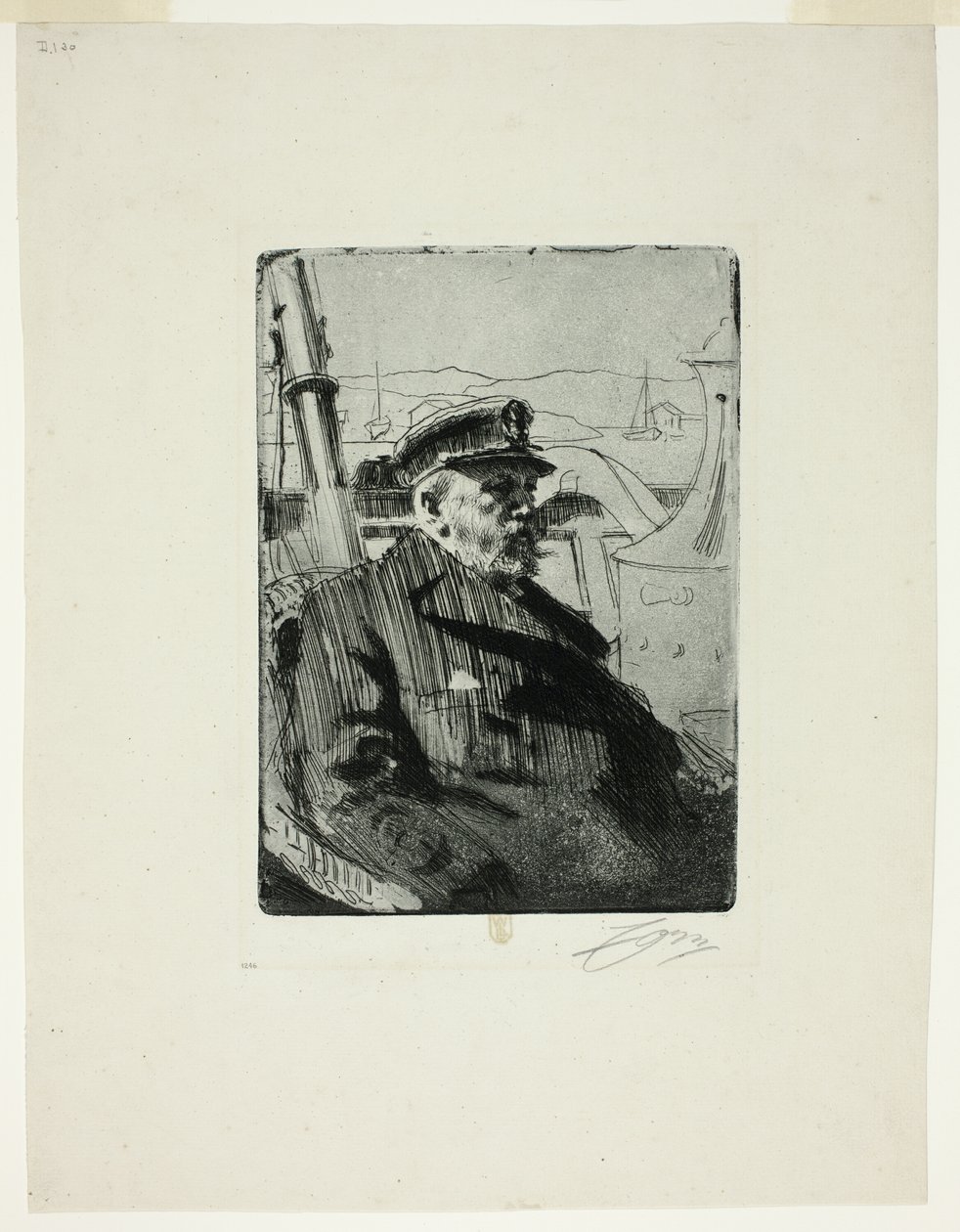 King Oscar II (andra plattan) av Anders Leonard Zorn