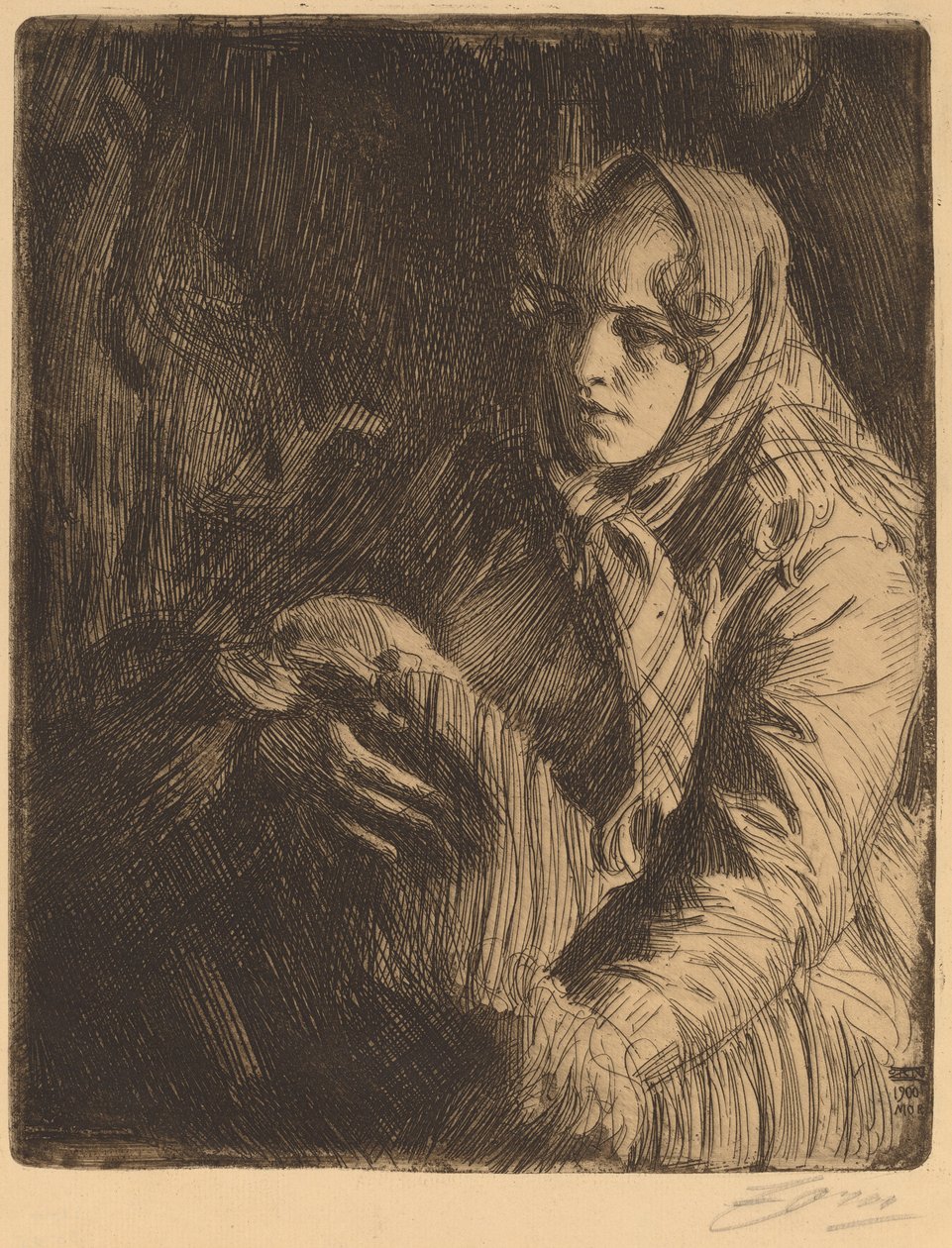 Madonna av Anders Leonard Zorn