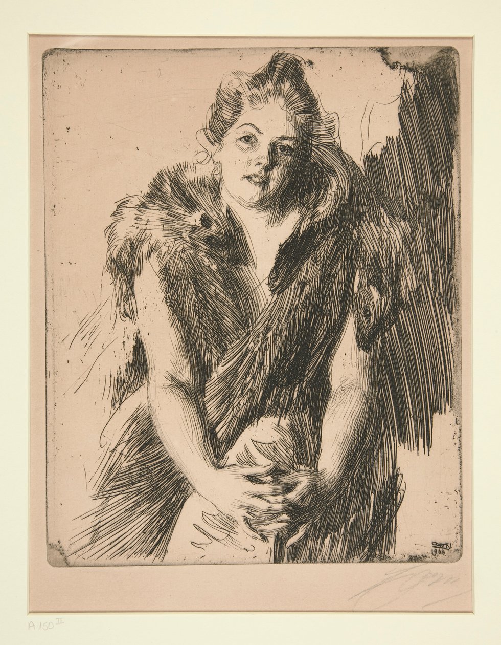 Maja Von Heijne (Monc Ljunglor) av Anders Leonard Zorn