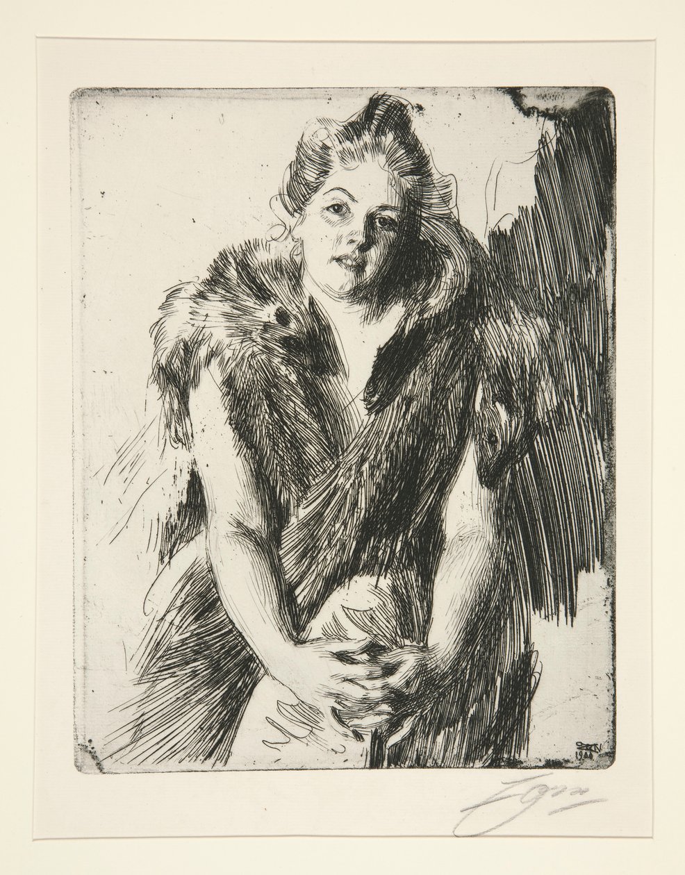 Maja von Heijne av Anders Leonard Zorn